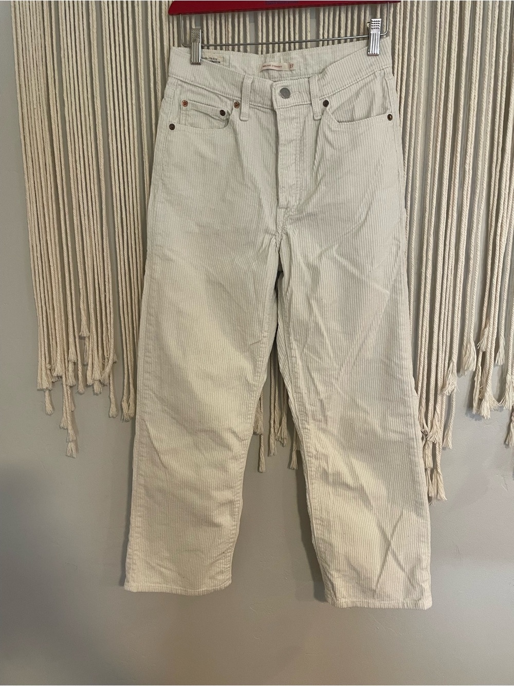 Levi's Ribcage Straight Corduroy Pants